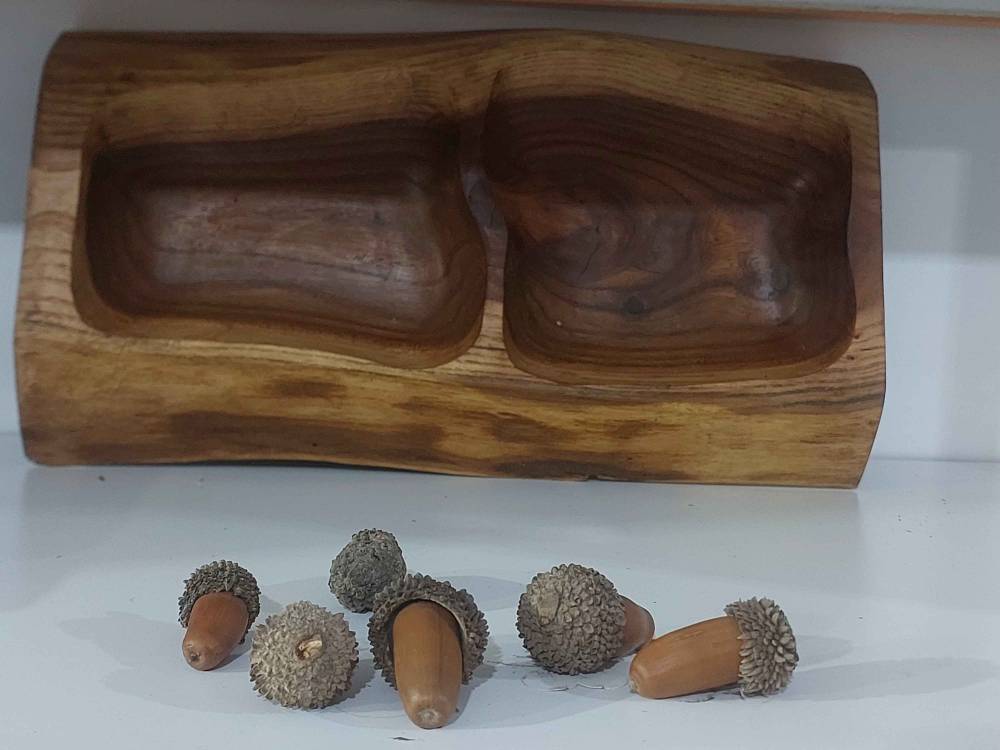 اردو خوری با چوب گردو دست ساز